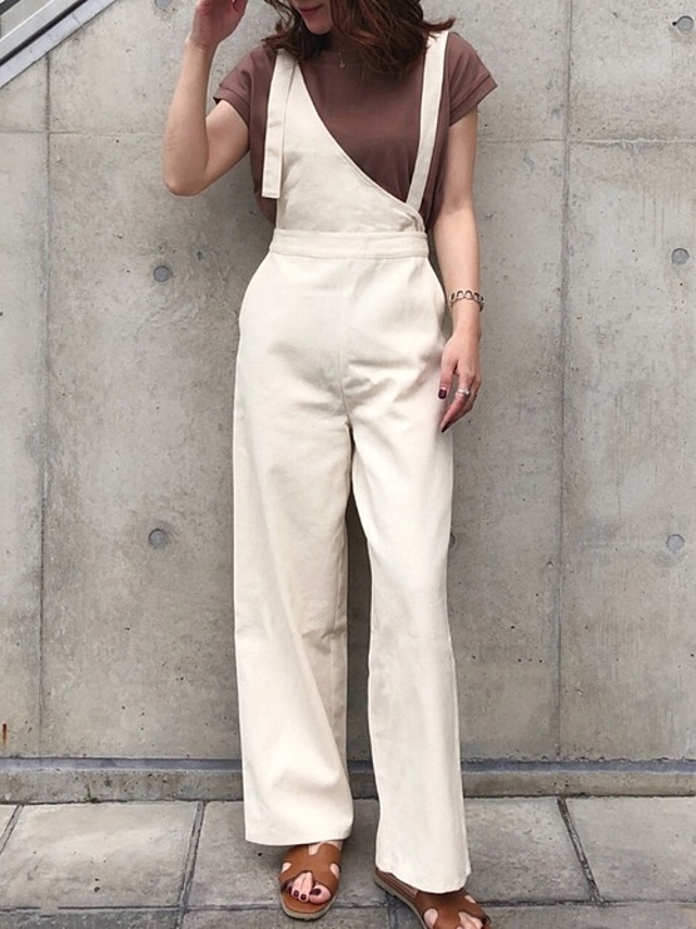 ツイルアシメオールインワン