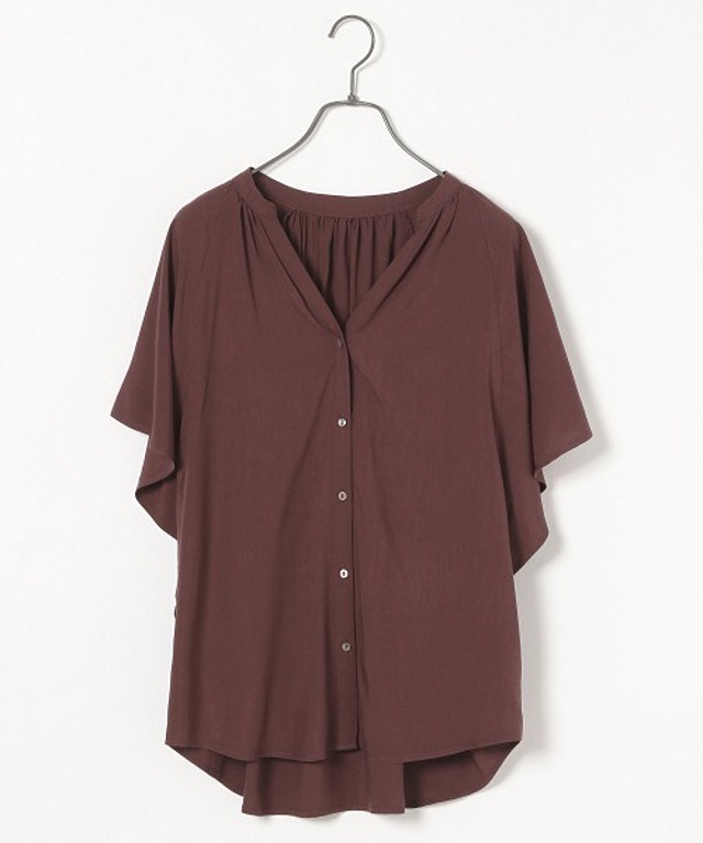 サラサラリラックスブラウス半袖