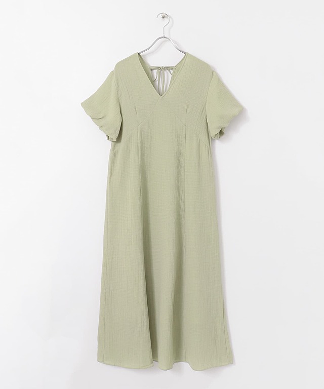 パフスリーブデザインワンピース