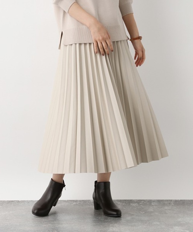 エコレザープリーツスカート