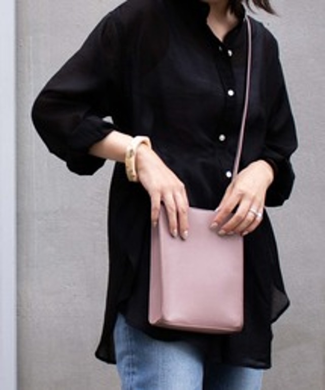 【WEB限定】エコレザースクエアミニショルダーバッグ