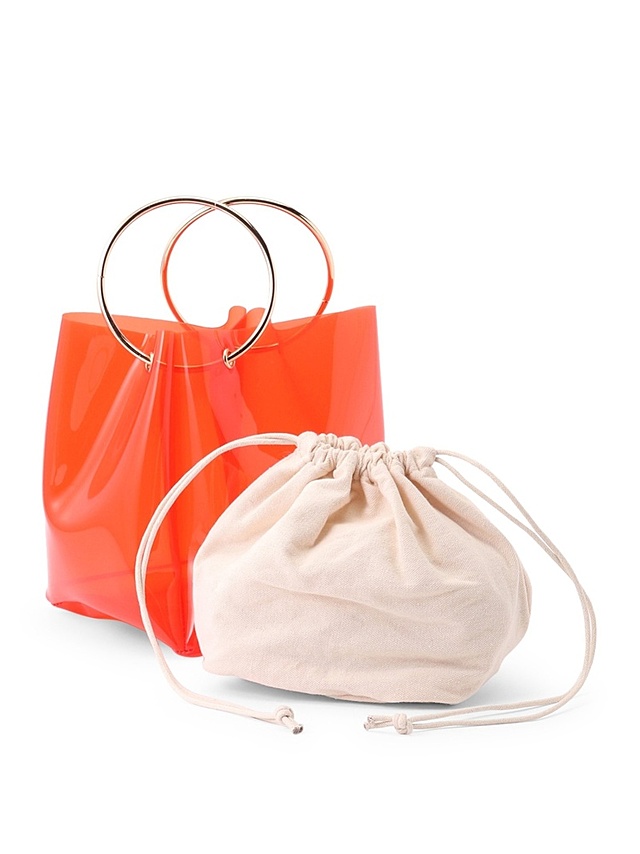 MGA リングハンドルPVCミニバッグ