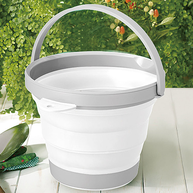 たためるバケツ　8L