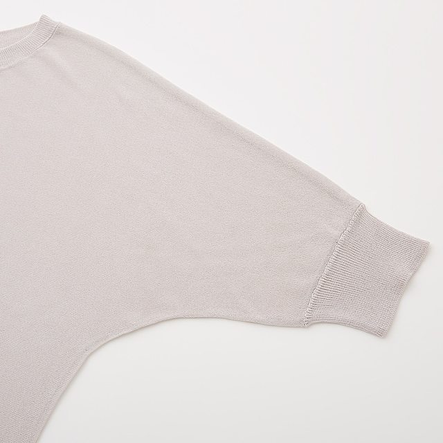 ライトシアーボートネックセーター