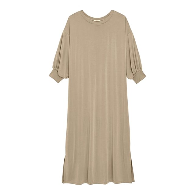 ドルマンスリーブワンピース(7分袖)
