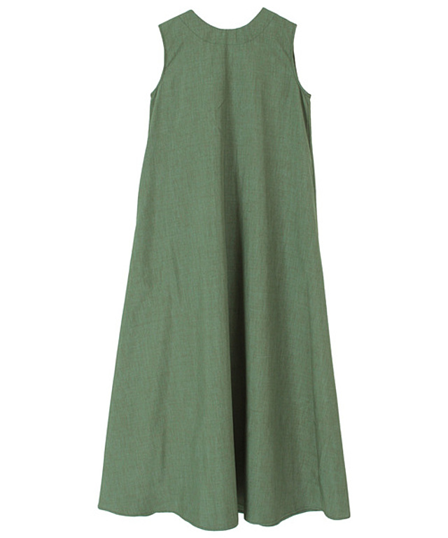 バックリボンロングワンピース