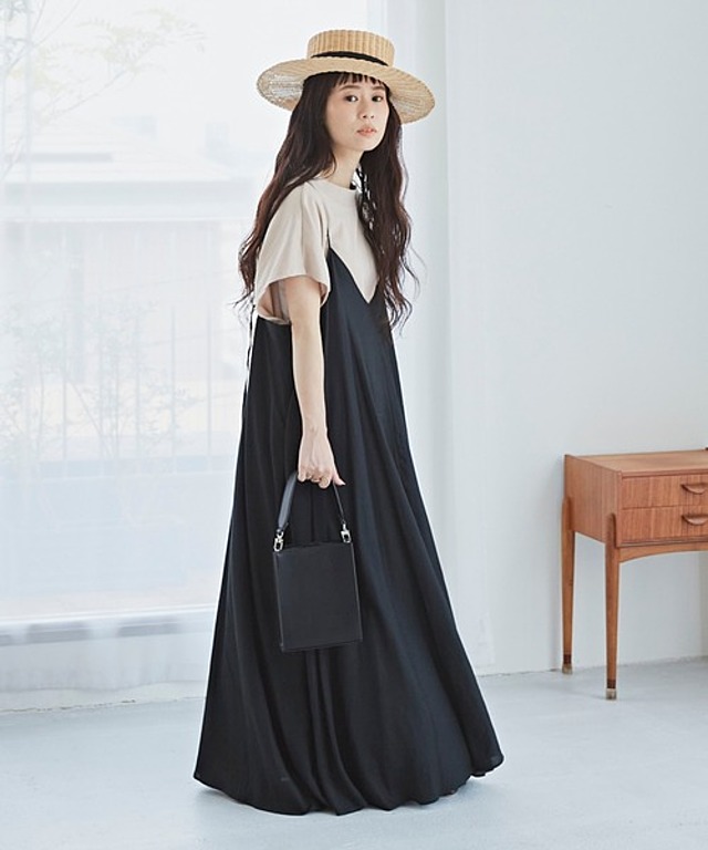 ボリュームキャミワンピース