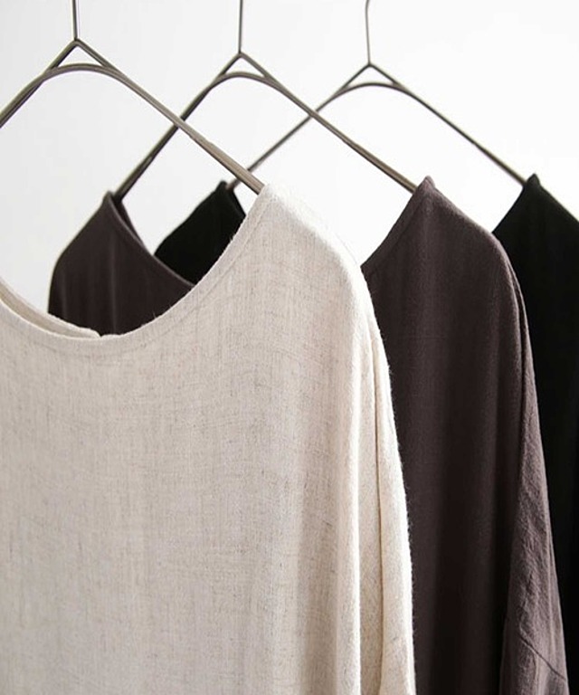 ワンピース 風合い抜群。ふんわりシルエットが大人可愛い。