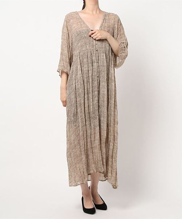 プリントワンピース