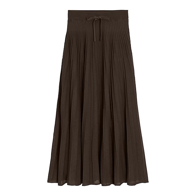 シアーニットプリーツスカートZ+E