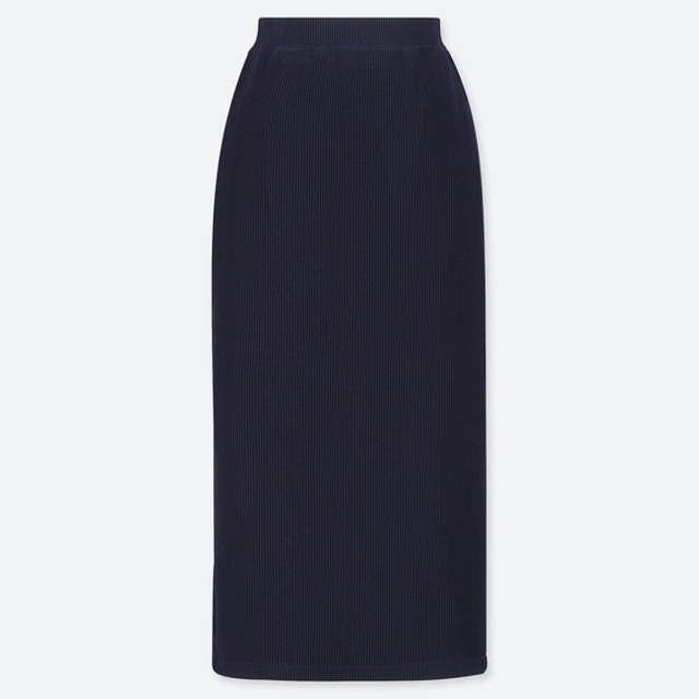 リブタイトロングスカート（丈短め71～75cm）