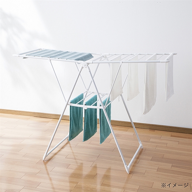 折りたたみ物干し横型