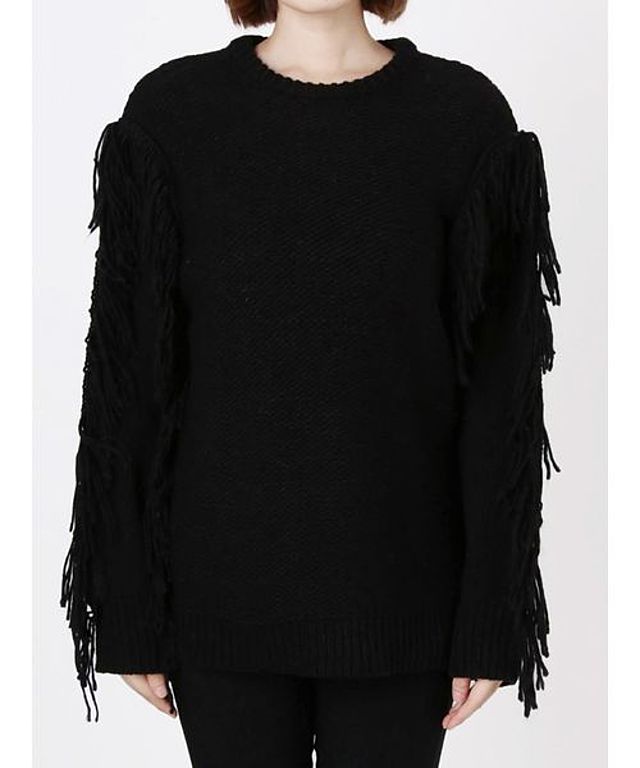 フリンジボックスニット