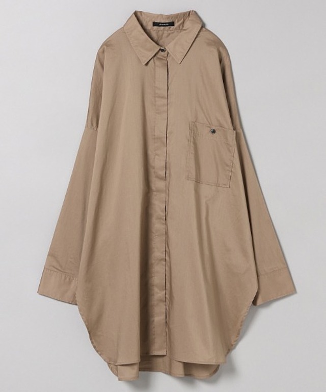 80コットンワイドBIGシャツLS/895201