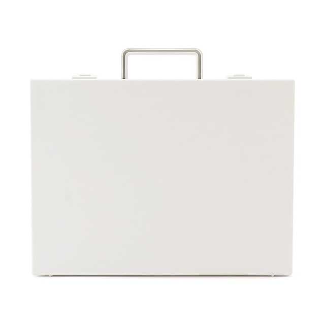 自立収納できるキャリーケース・Ａ4用・ホワイトグレー