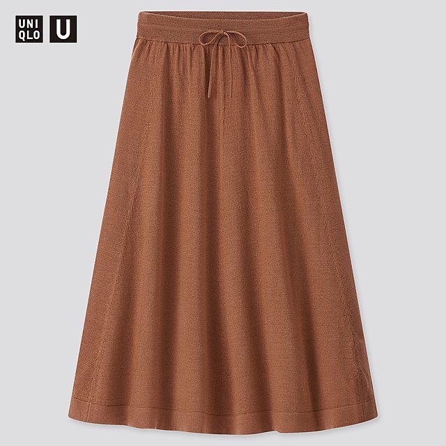 メリノブレンドフレアスカート
