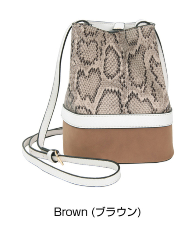 コンパクトバケットショルダーバッグ