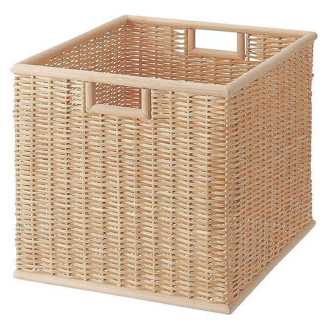 ブリ材角型バスケット・特大