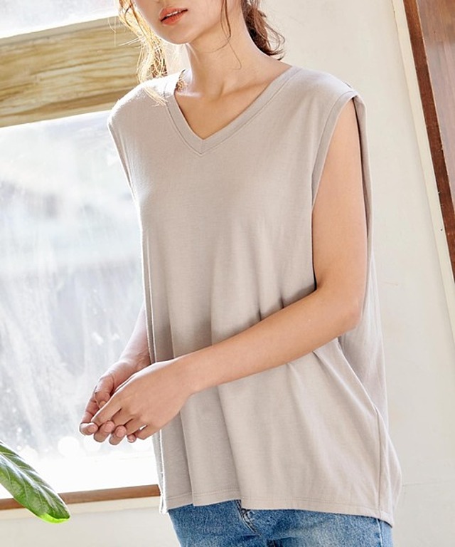 2typeノースリーブカットソー