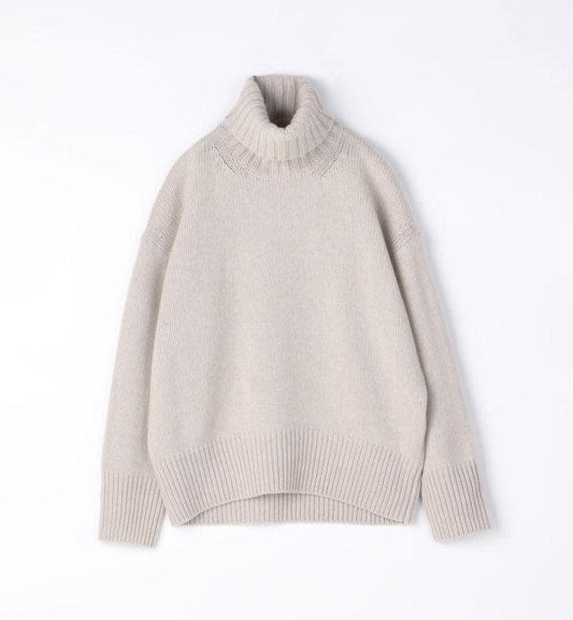 ファインウールハイネックプルオーバー