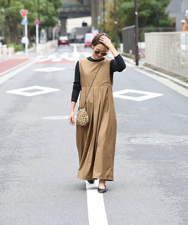 2way　ウエストプリーツワンピース