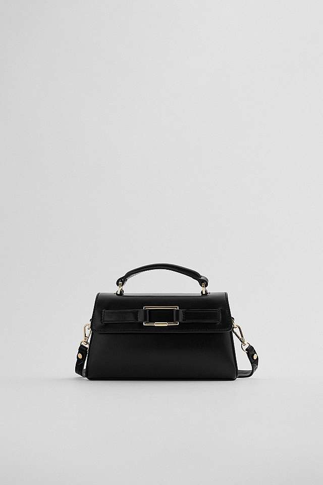 ハンドル付きクロスボディバッグ