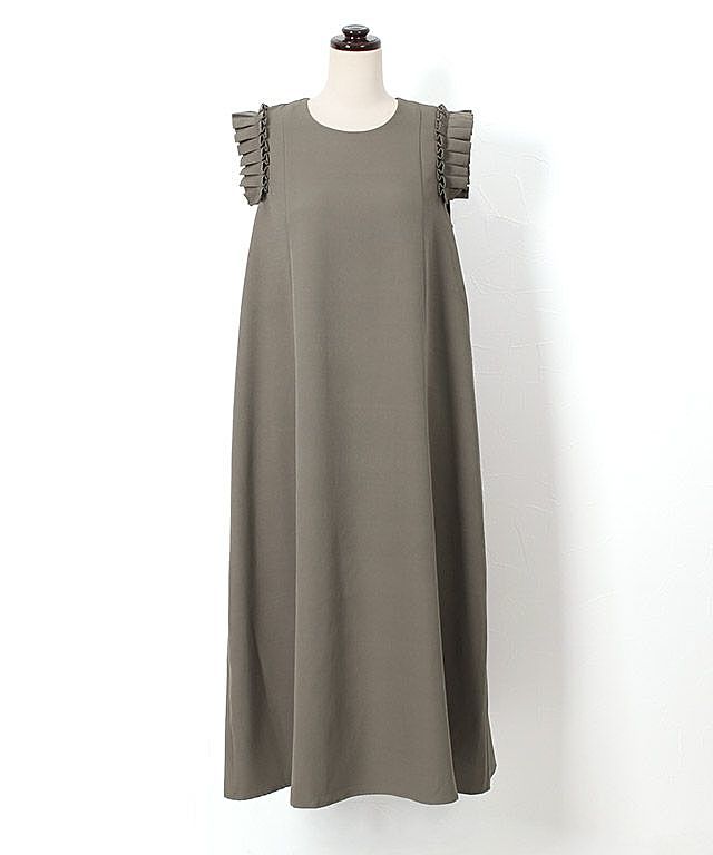 フリル袖ワンピース