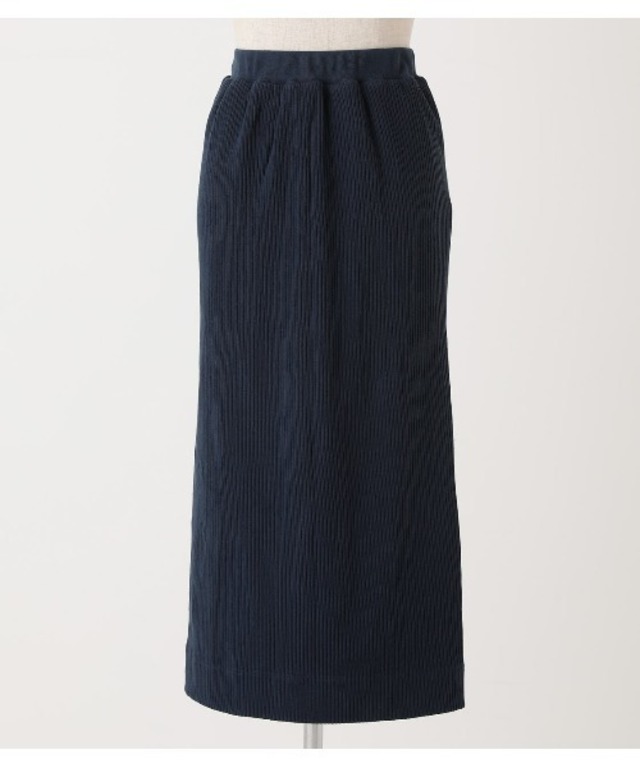 カットソーワイドリブIラインスカート