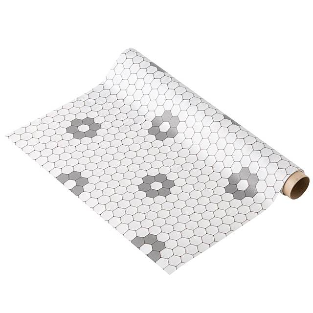 貼ってはがせる フロアシート(ヘキサゴン 45X120)