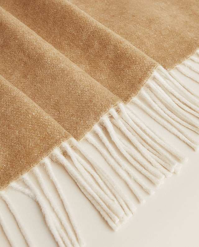 ダブルサイド無地 ブランケット