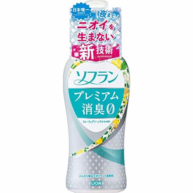 ソフラン　プレミアム消臭0　フルーティーグリーンアロマの香り