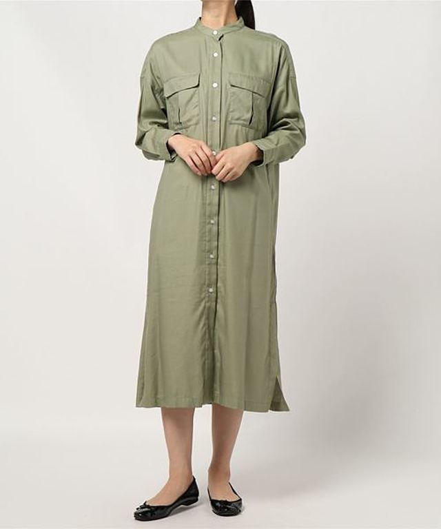カルゼノーカラーシャツワンピース