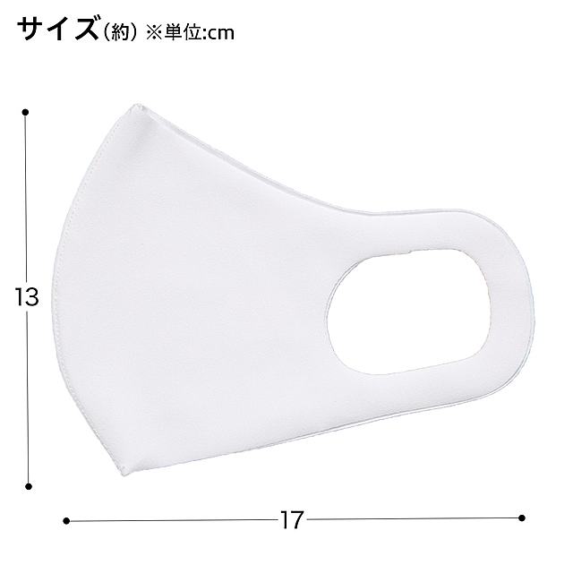 洗える 冷感マスク(ホワイト)