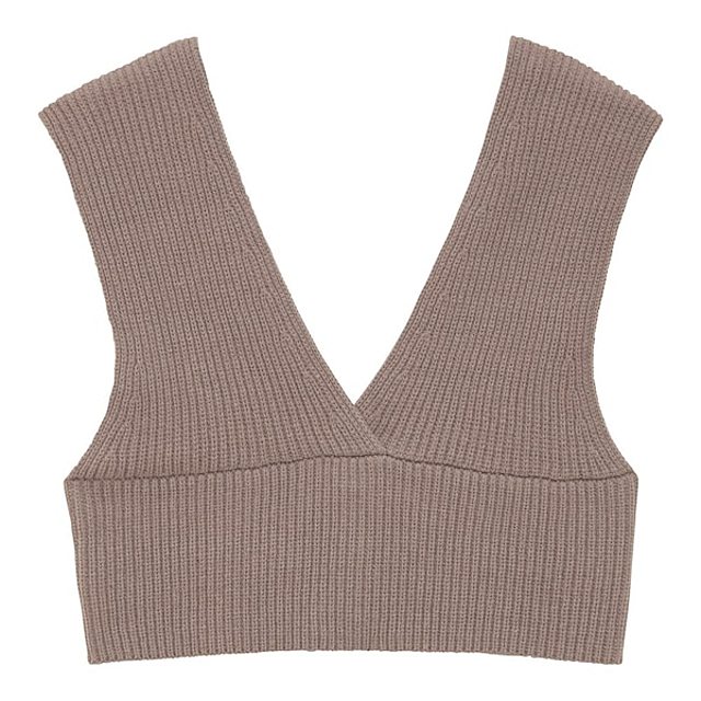 2WAYレースアップニットビスチェQ