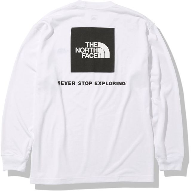 ロングスリーブバックスクエアロゴティー（メンズ）