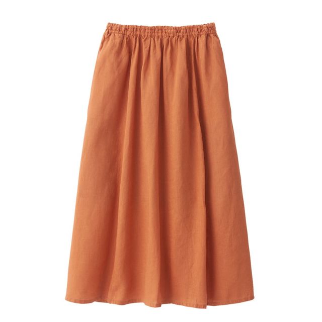 オーガニックリネンイージーマキシスカート