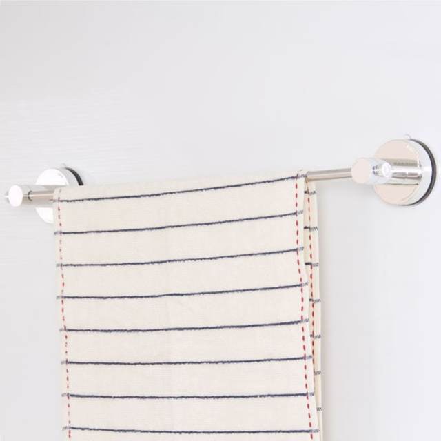 吸盤ステンレスタオルバー