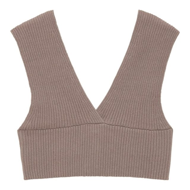 2WAYレースアップニットビスチェQ