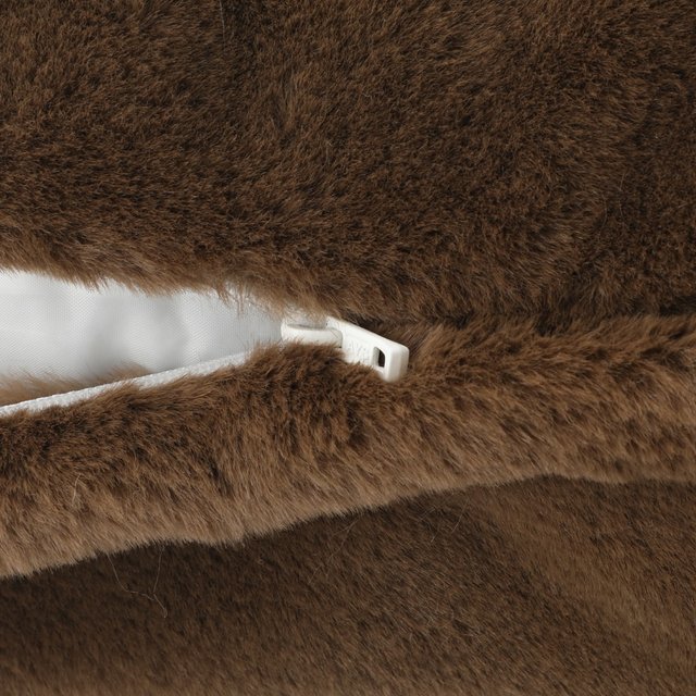 クッションカバー（ブラウンファー）