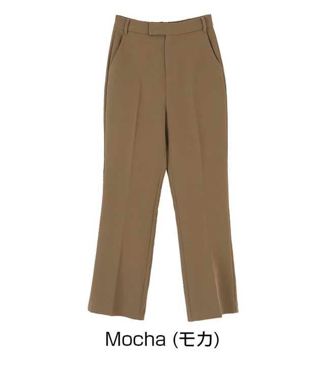 センタープレスセミフレアパンツ