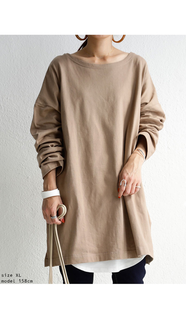 バスク生地ロンT