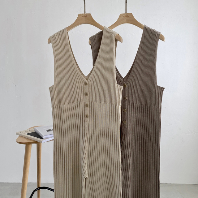 switching rib summer knit OL