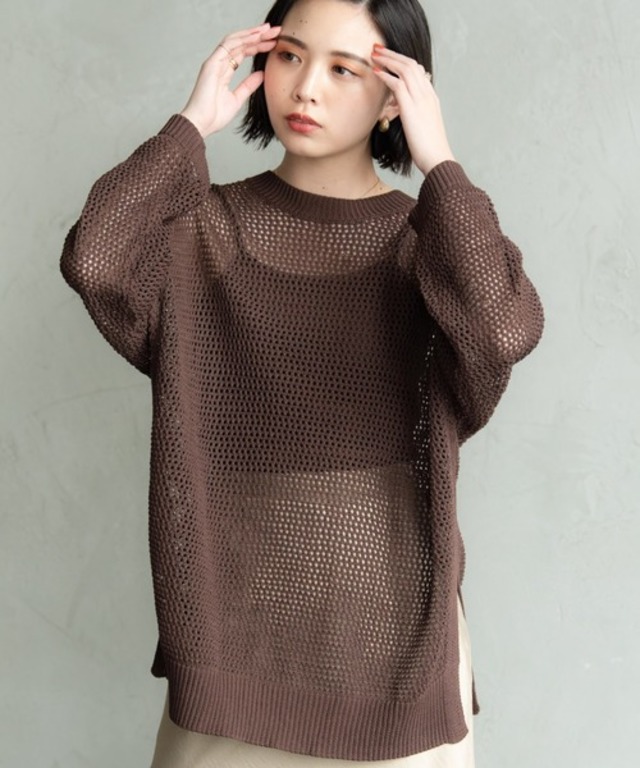 フィッシュネットニット