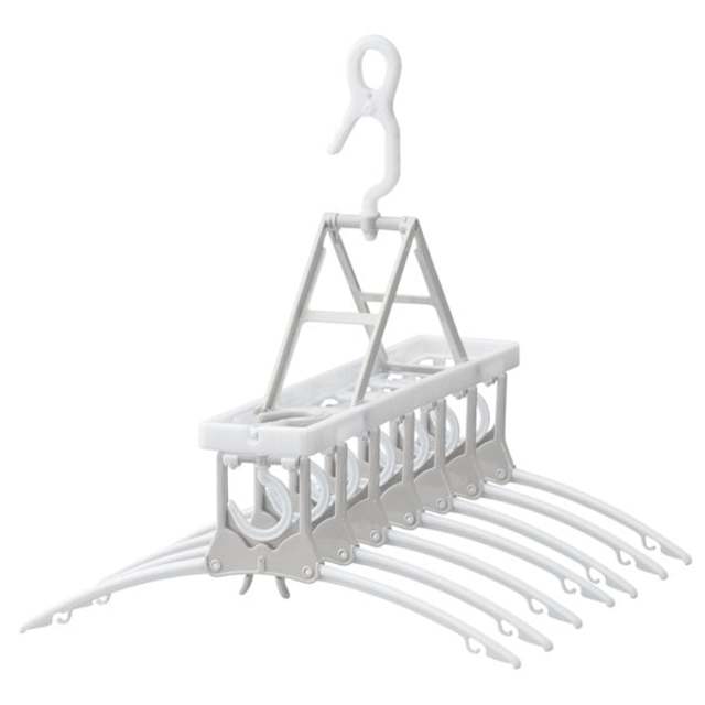 ワンタッチ7連ランドリーハンガー
