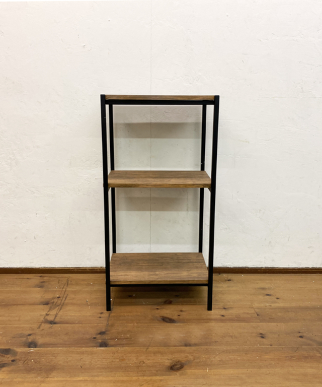 オールドアイアンラック3段