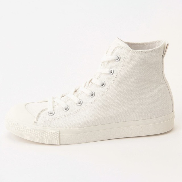 撥水オーガニックコットン疲れにくいハイカットスニーカー