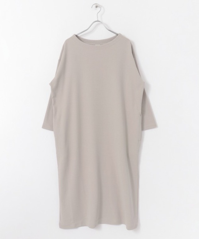 コットンポンチカットソーワンピース
