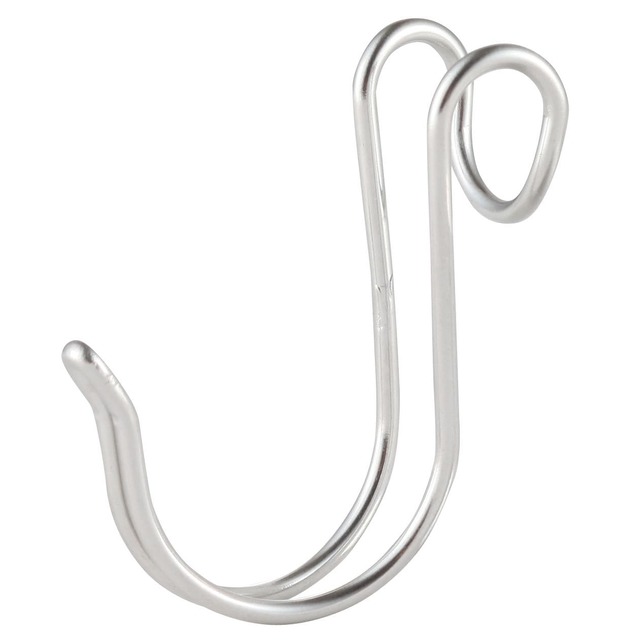 ステンレス横ブレしにくいフック・小 ３個入・約直径１×２．５ｃｍ