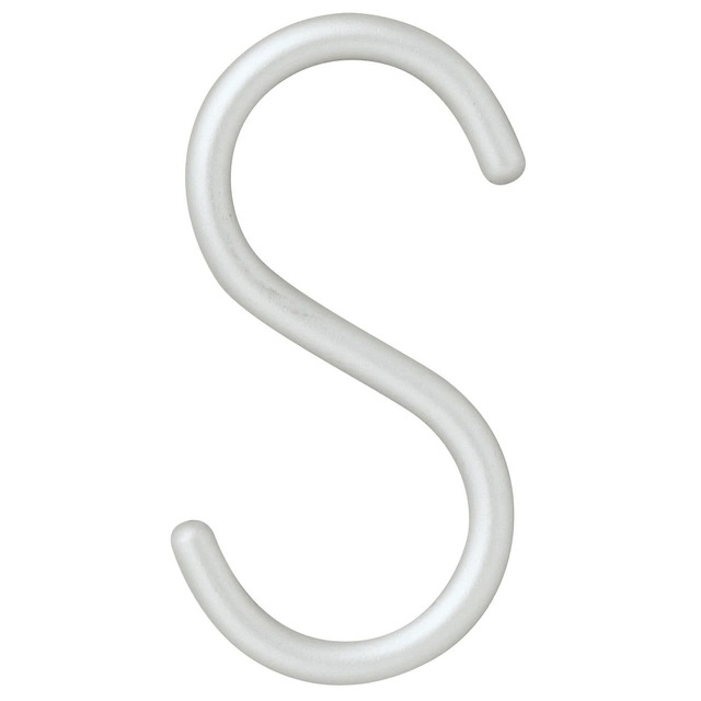 アルミＳ字フック・小 ３個入・約幅３×高さ５．５ｃｍ