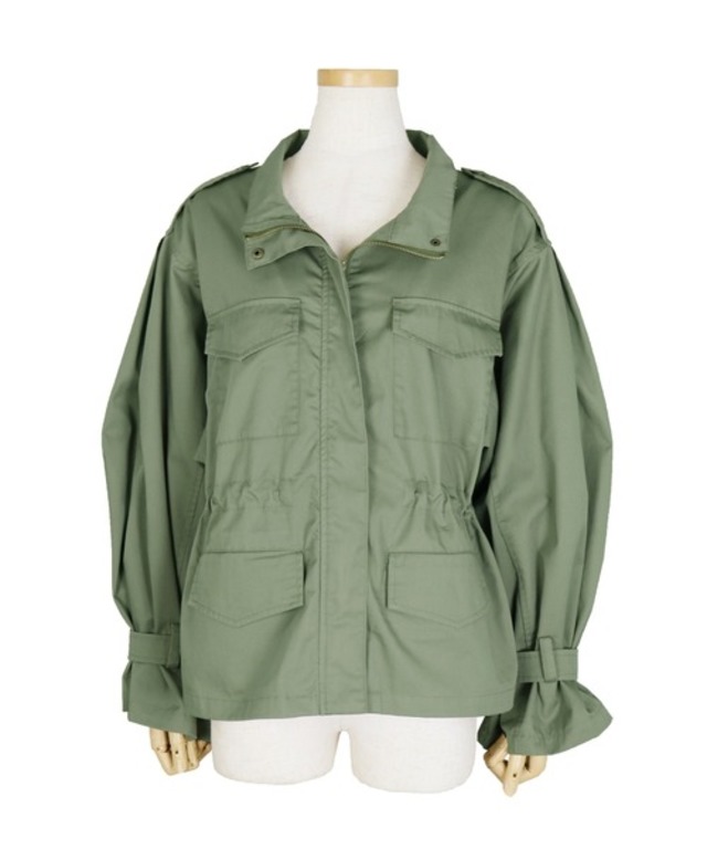 ビックキャンディ袖ミリタリージャケット